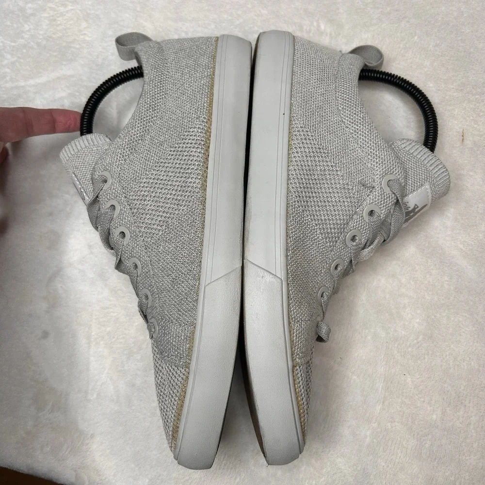 Johnnie O Shoes Gray‎ Mens 9M Techknit Stretch Knit Sneakers Preppy